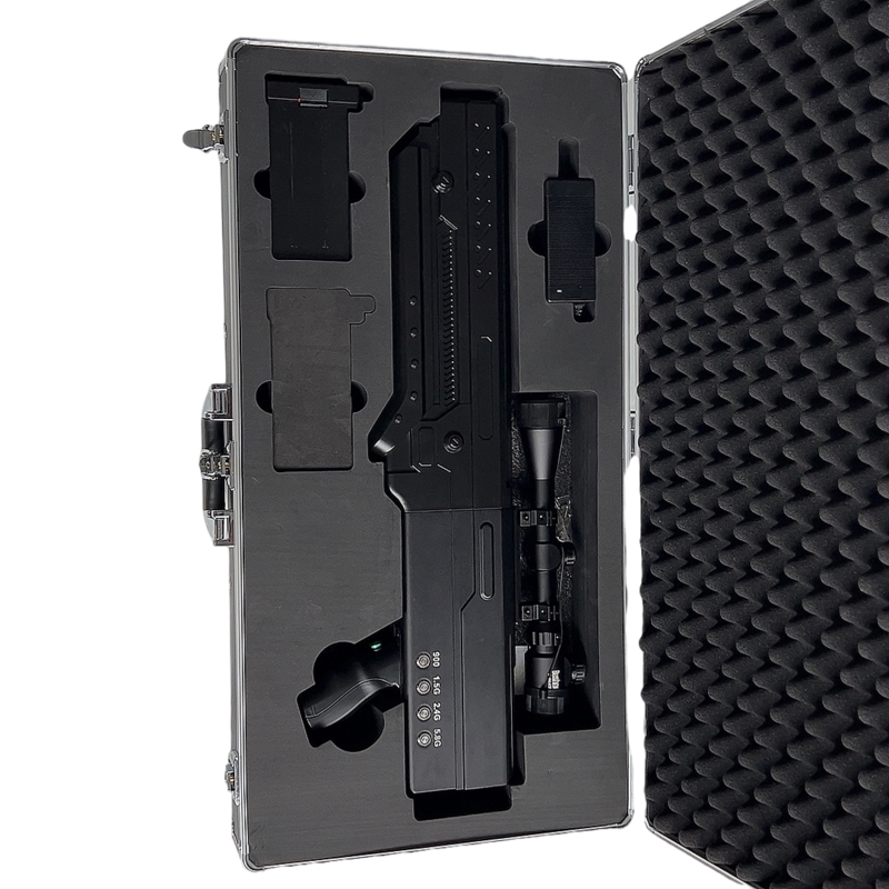  麻阳手持便携式枪型低空防御反制四通道B型