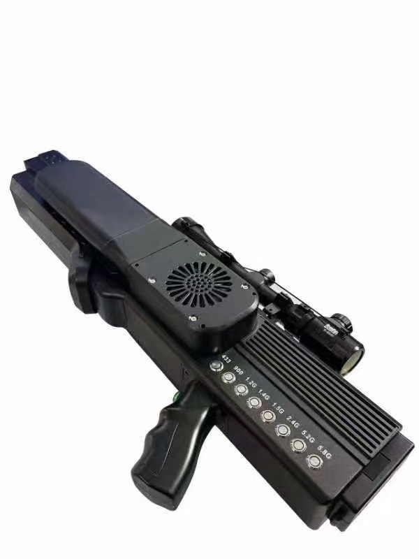  麻阳手持便携式枪型低空防御反制八通道